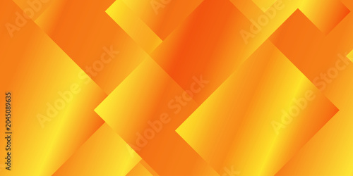 Tableau sur toile A vibrant composition featuring layered abstract squares with a warm gradient of orange and yellow, evoking a sense of dynamic energy and modern design