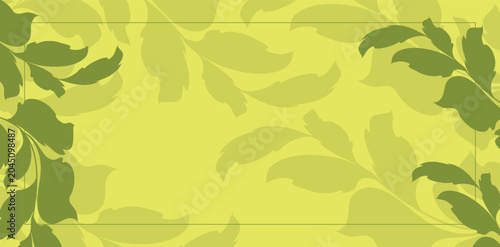 abstarct leaves pattern. Vector Illustration.	

