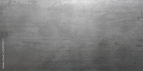 Fotografía Brushed silver metal texture surface background with high end aluminum backgroun