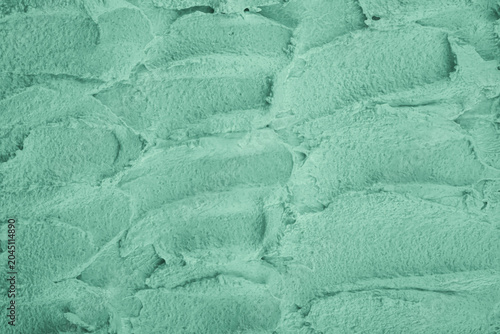 Canvastavla Rough plaster wall texture with a subtle green tint