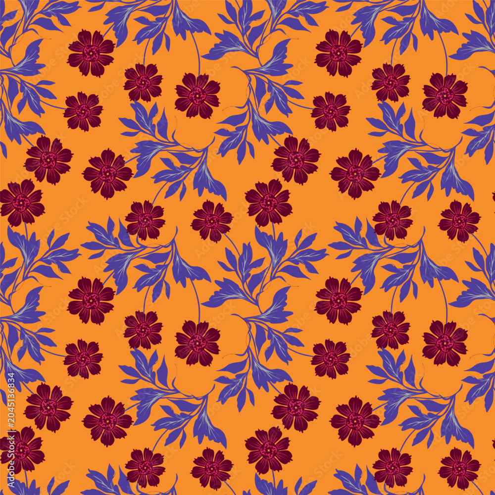 Fototapeta premium seamless floral pattern