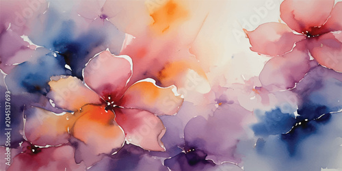 Photos Pink flowers blooming in the sky with spring blossoms