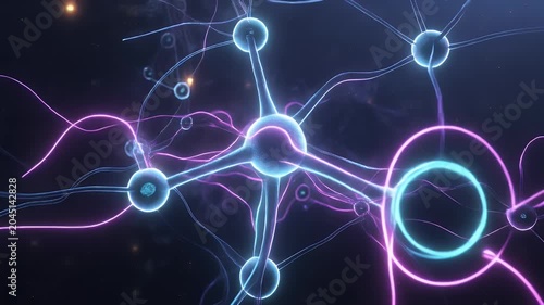 Neuron Network Connection.