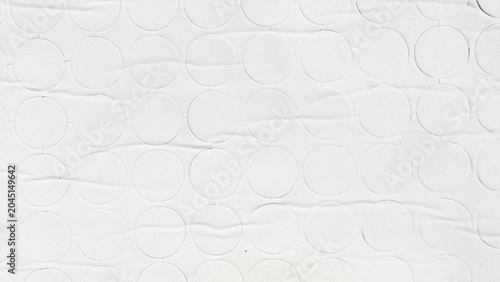 Cuadro en lienzo textured white paper background showcasing a geometric pattern of embossed circl