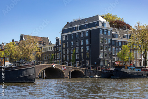 Charming Amsterdam cityscape from Nieuwe Keizersgracht canal tour, featuring historic architecture and serene waterways.