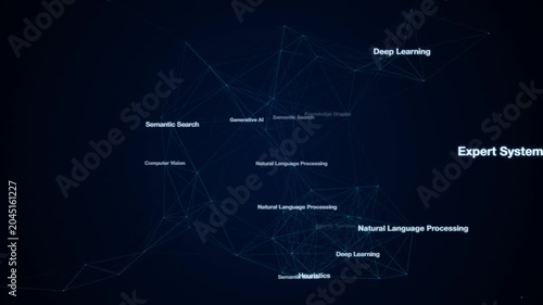 deep learning semantic search artificial intelligence tech dark artificial intelligence neural network machine learning tech dark background 