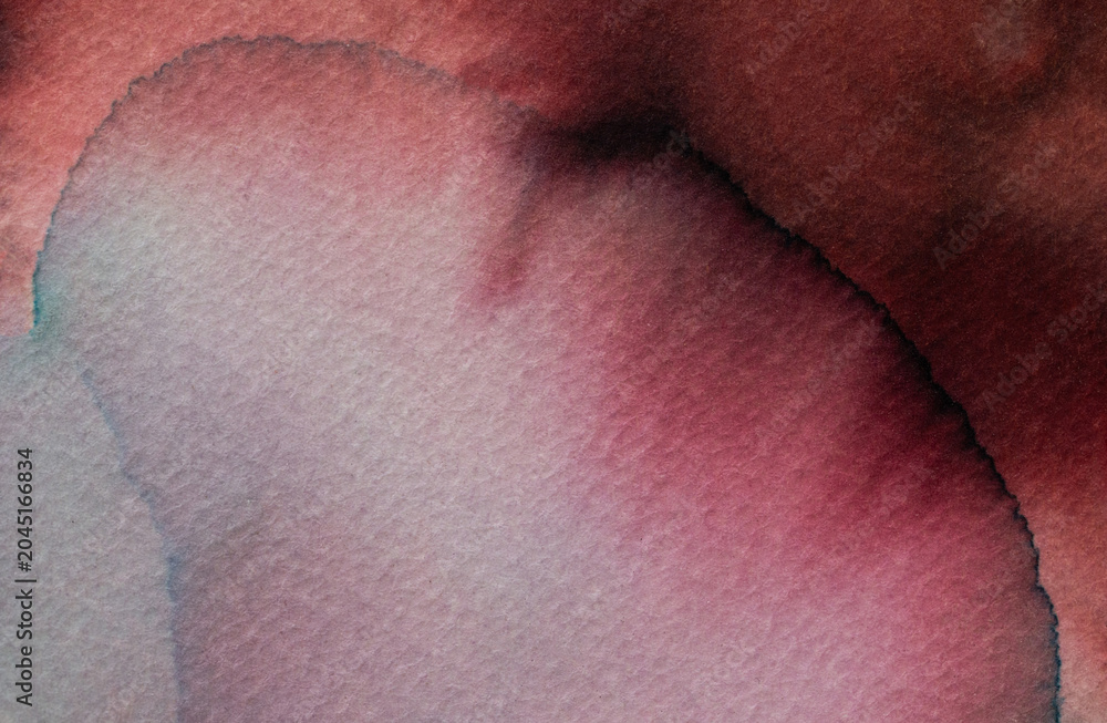 Naklejka premium Watercolor abstractions show blending colors and shapes in a creative expression of art and technique