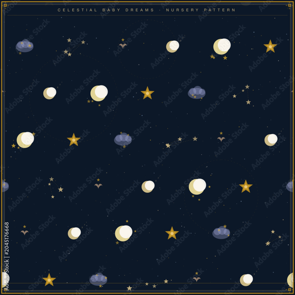 Naklejka premium Baby Pattern SVGs