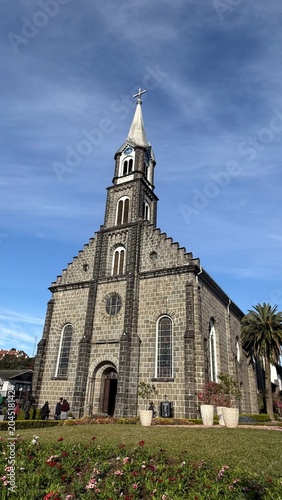 Igreja de Pedra de São Pedro na cidade de Gramado no Rio Grande do Sul. 