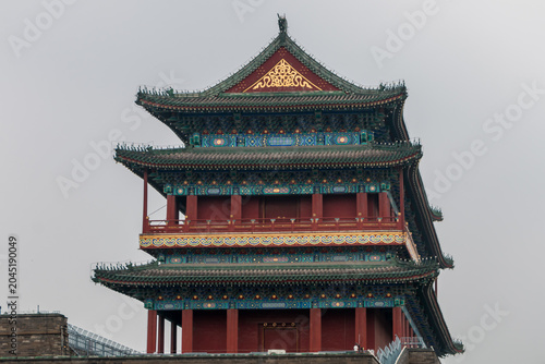 Quadro em tela Beijing, China at the Zhengyangmen Gatehouse in Tiananmen Square.