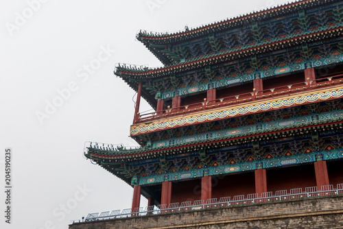 Cuadro en lienzo Beijing, China at the Zhengyangmen Gatehouse in Tiananmen Square.
