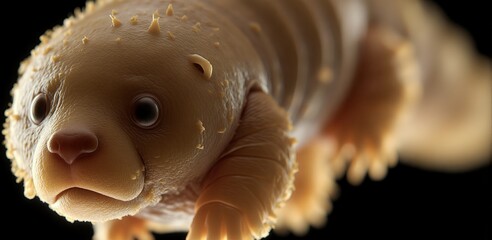 Cute Water Bear Closeup Water Bear