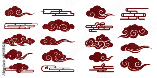 Traditional tribal masks in various styles and colors  