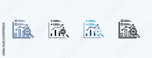 Foto Transparancy Multiple Icon Illustration Vector