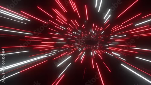 Neon Light Speed Tunnel.