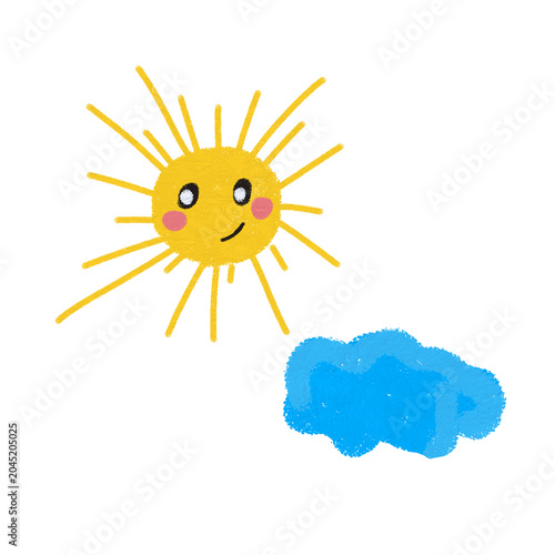 sun and cloud