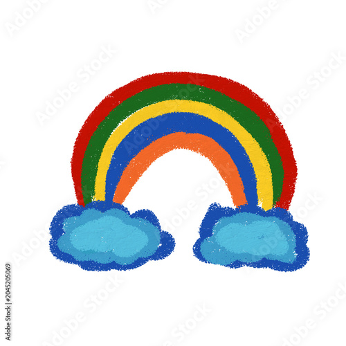 rainbow colored plasticine