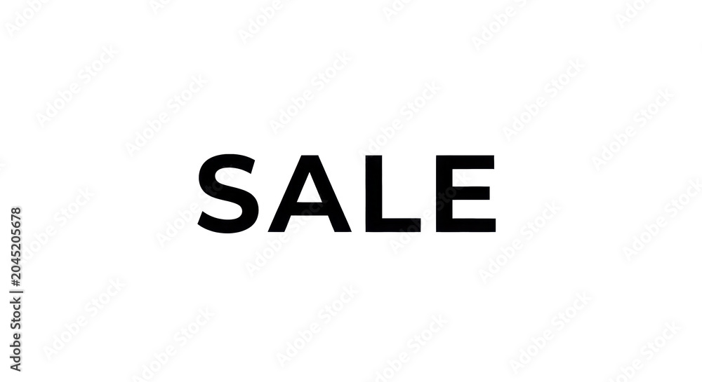 Fototapeta premium Modern Sale Sign with Gradient Effect