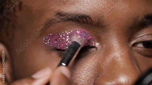 Glitter Eye Makeup.