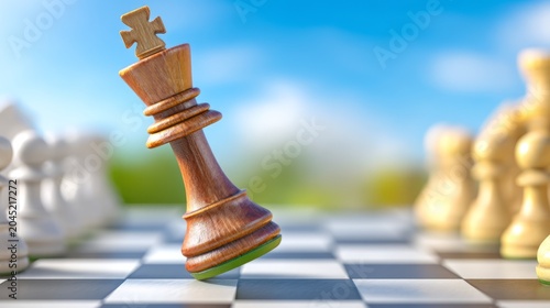 Unexpected Midgame Chess Position with Off-Grid Piece Placement