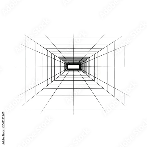 Infinite Grid Tunnel