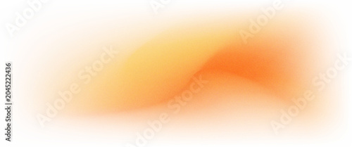 Orange circle gradient noise gradation. Abstract color watercolor blur mesh shape on white background. Gradient aura, grain neon blob with noise effect
