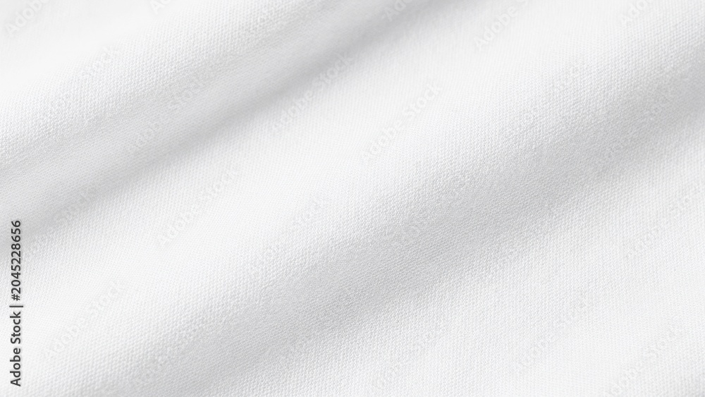 Fototapeta premium Soft White Fabric Texture with Natural Light