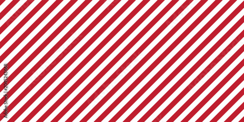 Quadro su tela red stripes on white background