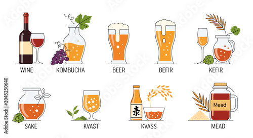 Konstfotografi Alcoholic Beverages Drinks Collection.