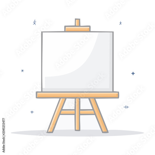easel canvas