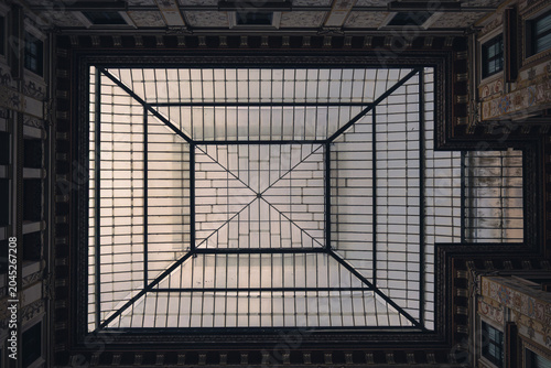 Rome Historic Glass Ceiling Architecture