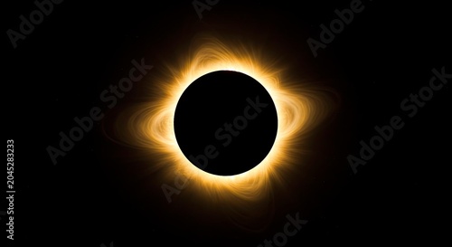 Spectacular Solar Eclipse Corona Display