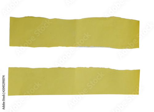 Simple yellow horizontal lines on white background