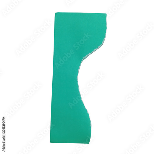 Teal downward arrow vector icon