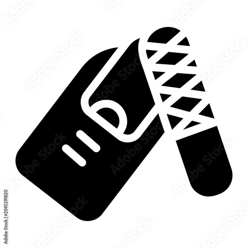 Photos Nail file Solid icon