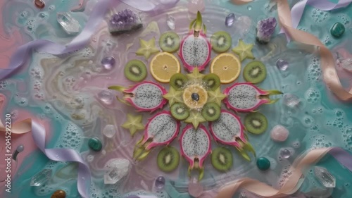 Surreal Fruit Mandala