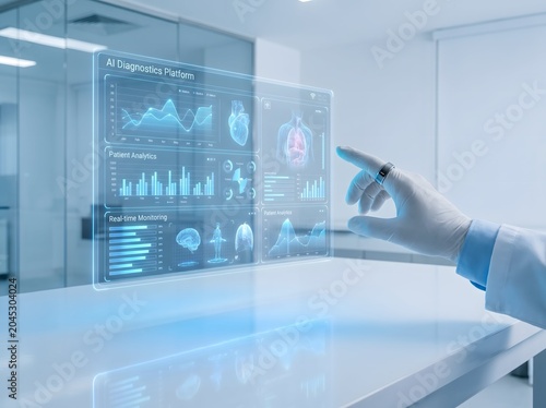 Advanced AI Healthcare Analytics Dashboard with Medical Data Visualization