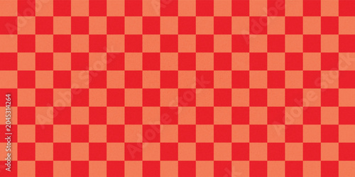 Bild auf Leinwand Red and white lattice vector illustration alternating into square shape medium size