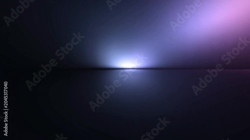 Abstract Gradient Light Reflection Over Calm Water Surface Background
