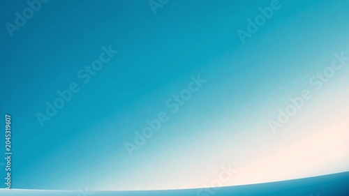 Tranquil Blue Gradient Background with Soft Light and Smooth Curves