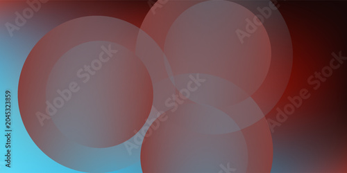 Foto Circle texture grainy background orange blue red black abstract glowing color gradient shape dark retro banner poster header modern