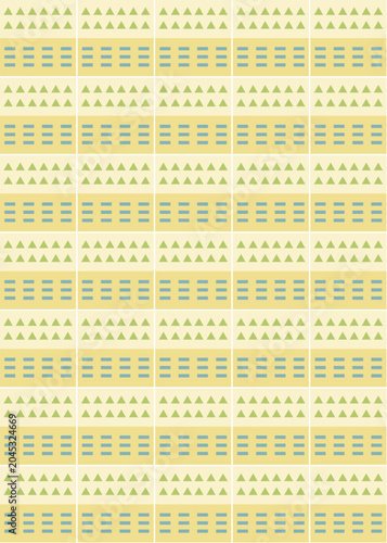 Retro geometric pattern classic green square for wallpaper background