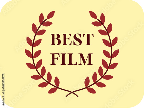 Photography Film festival icon. Films icon. Flat vector icon concept.