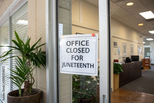 Office Closed Juneteenth Holiday Notice We Will Respond When Reopen Business Update