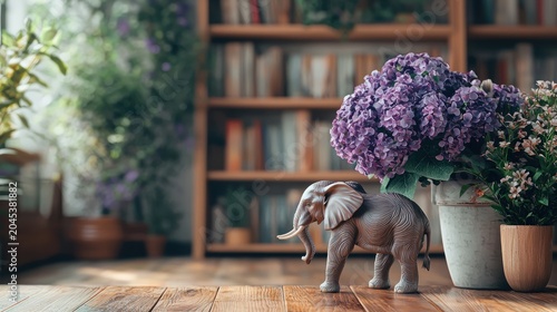 Home decor elephant flowers