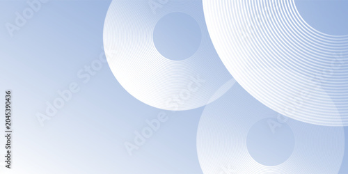 Modern blue gradient modern background with circle elements. Digital technology abstract modern simple