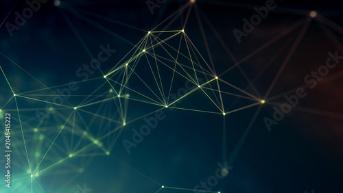 Cuadro en lienzo wind power lines grapich digital  background