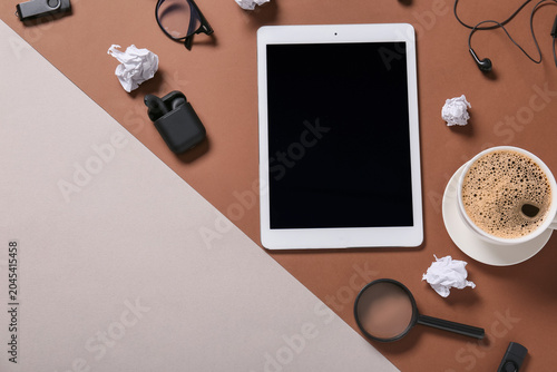 Modern tablet computer with...