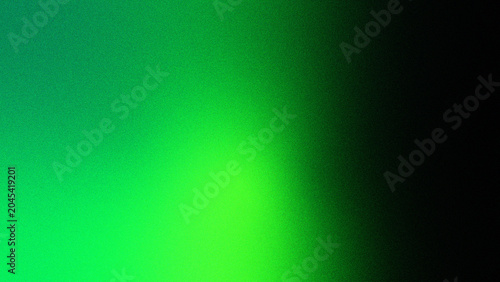 Fotografie A vibrant abstract green background with rays features a smooth light transition