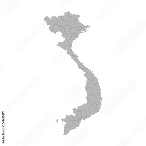vietnam-political-map-vector